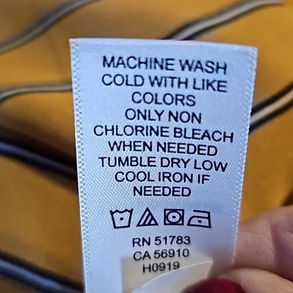 Maurices Striped Blouse Gold - Picture 8 of 8